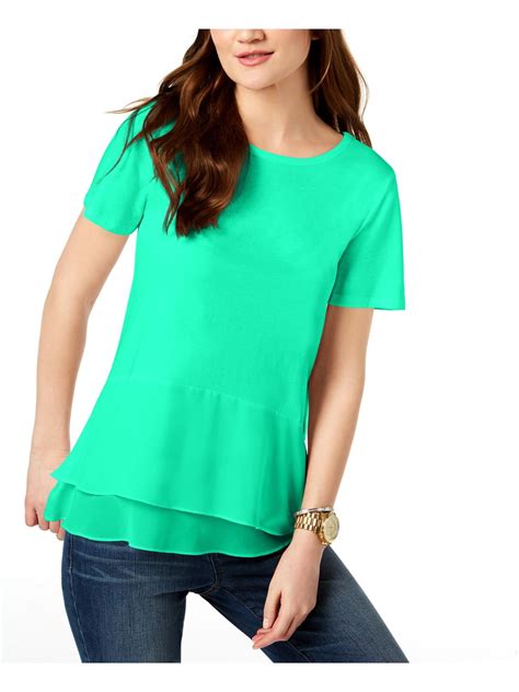 michael michael kors edna ruffle sleeve knit top womens|Amazon.com: MICHAEL Michael Kors .